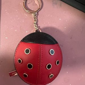Kate Spade Dottie Ladybug coin holder